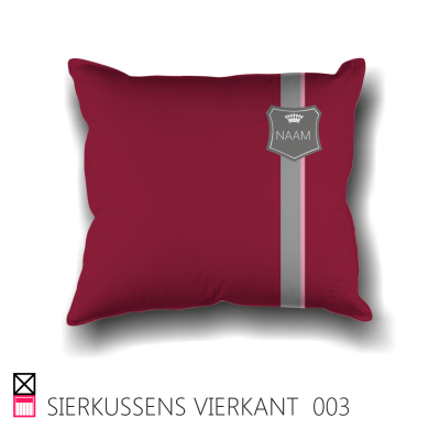 Happy Stable sierkussen satijn 45 x 45 cm 60 x 60 cm custom product horse paard pony