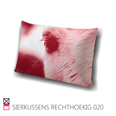 Happy Stable sierkussen satijn 60 x 50 cm 50 x 30 cm custom product horse paard pony