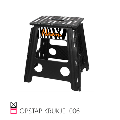 Krukje stool opstapkruk zwart paarden paard happy stable blij horse