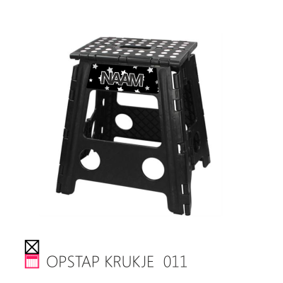 Krukje stool opstapkruk zwart paarden paard happy stable blij horse