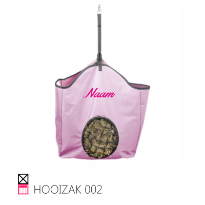 Happy Hooizak hooinet happy stable stal en zo paard pony pferde pink roze black
