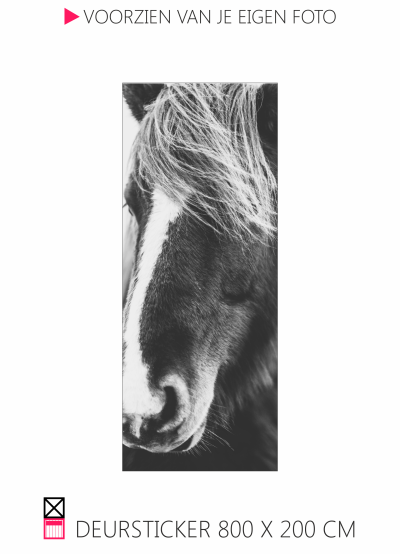 Deursticker Happy stable horse pferde paard pony penny sticker voor op je deur