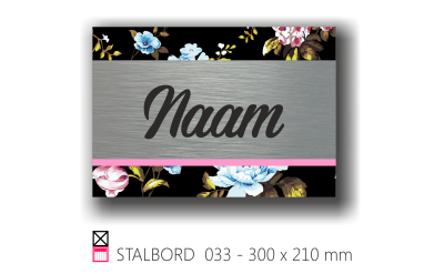 Stalbord stable name naam butler finish Happy trailer Happy stable