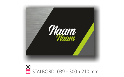 Stalbord stable name naam butler finish Happy trailer Happy stable