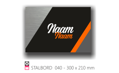 Stalbord stable name naam butler finish Happy trailer Happy stable