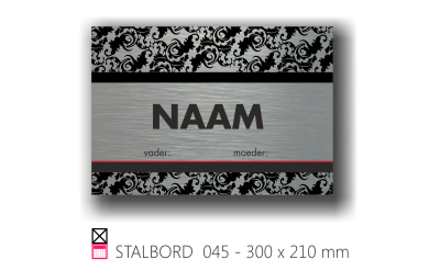 Stalbord stable name naam butler finish Happy trailer Happy stable