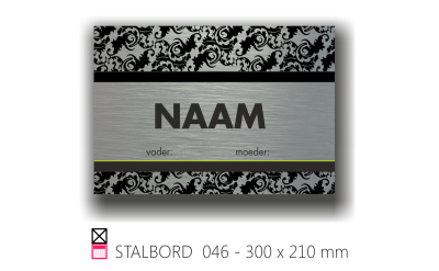 Stalbord stable name naam butler finish Happy trailer Happy stable