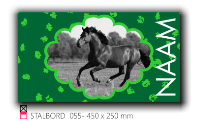 Stalbord stable name naam butler finish Happy trailer Happy stable