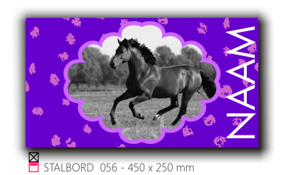 Stalbord stable name naam butler finish Happy trailer Happy stable
