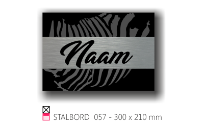Stalbord stable name naam butler finish Happy trailer Happy stable