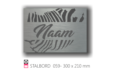 Stalbord stable name naam butler finish Happy trailer Happy stable